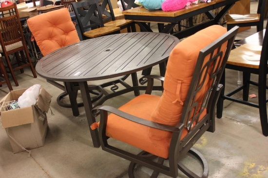 METAL PATIO TABLE