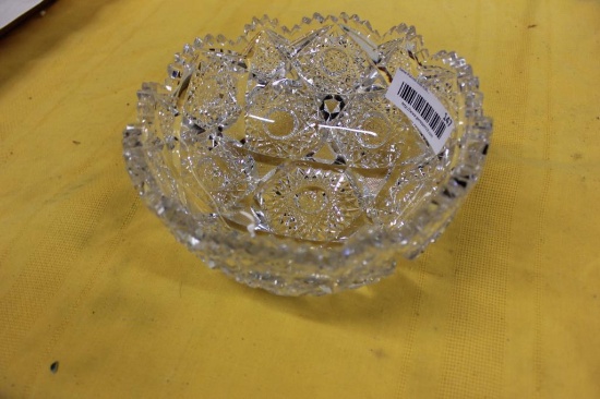 CUT GLASS BOWL