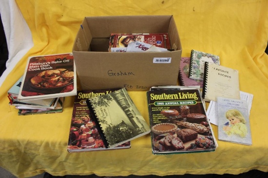 BOX LOT COOKBOOKS