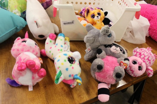 LOT OF TY BEANIE BOOS ANIMALS