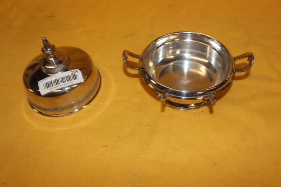 SILVERPLATE BUTTER SERVING DISH