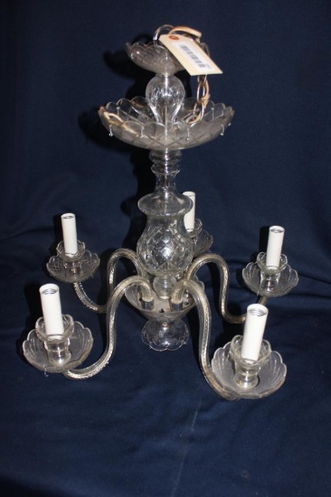 GLASS CHANDELIER