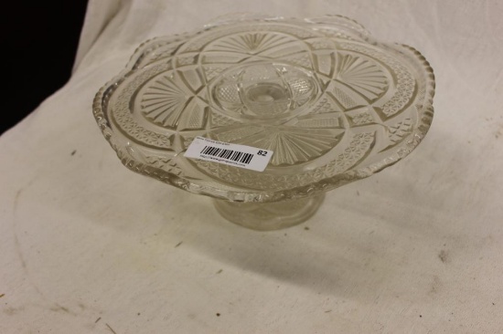 GLASS CAKE STAND