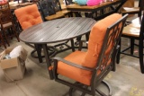 METAL PATIO TABLE