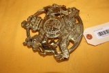 BRASS COAT OF ARMS TRIVET