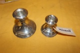 PAIR STERLING CANDLE STICKS