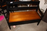 WOODEN BENCH SEAT