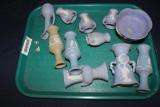 TRAY LOT JASPERWARE STYLE BOTTLES