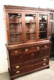 MAHOGANY BREAKFRONT
