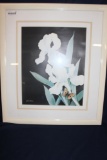 FRAMED IRIS FLOWER ART