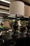 5 PC DECORATOR LAMPS LOT