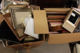 BOX FULL OF PICTURE FRAMES