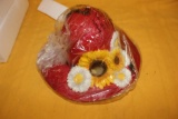 SUNFLOWER HAT BIRD HOUSE