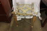 GLASS TOP GARDEN TABLE