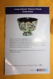 ROSE PATTERN TRIFLE BOWL