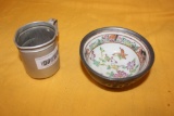 JAPAN METAL/PORCELAIN BOWL LOT