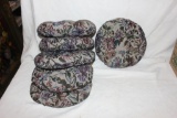 LOT OF 6 BAR STOOL COVERS