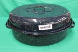 BLUE ENAMEL ROASTING PAN