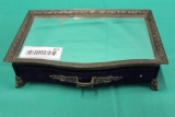 METAL AND VELVET DRESSER BOX
