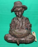 STATUE OF BOY W/BOWL