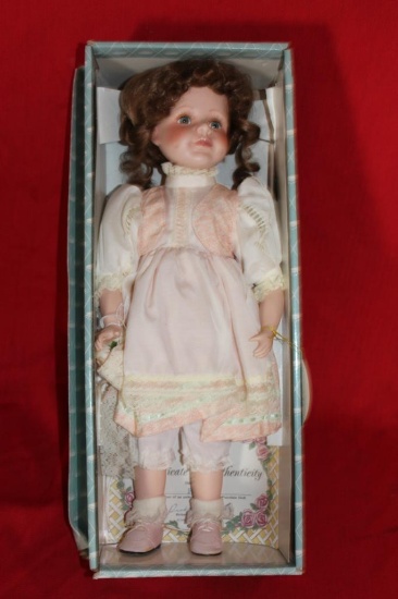 PORCELAIN DOLL By CROWNE IN BOX