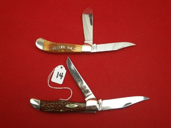 (2) Case Knives 6265SAB And 62100