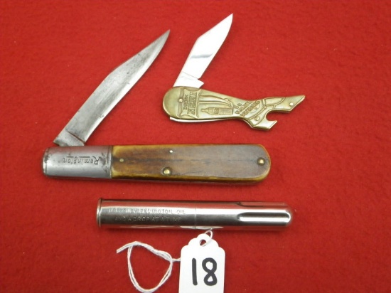 Remington Items R1240 Knife, Nehi Lady's Leg Knife,  "Perfect" Pocket Oiler