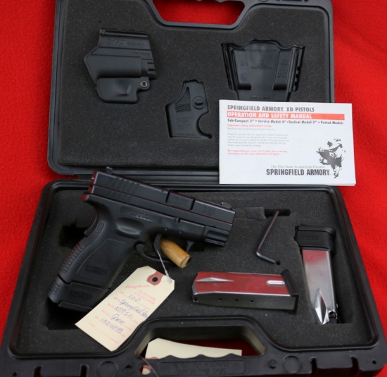 Springfield Armory XD9 SC Pistol 9mm