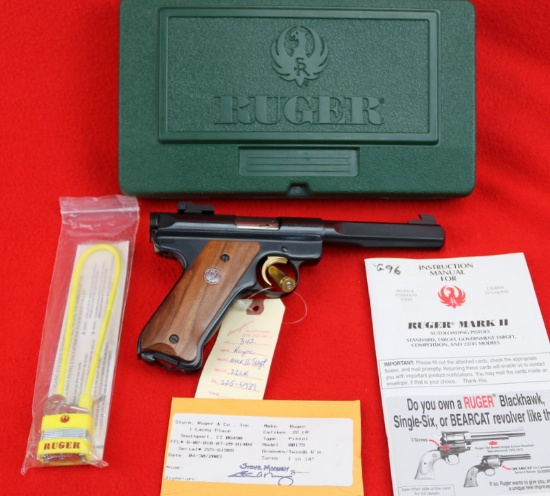 Ruger Mark II Target Pistol .22 LR (MK512GCL)