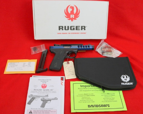 Ruger 22/45 "Lite" Pistol .22 LR     (P45MK3ALRP-BG)