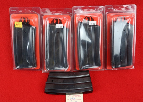 (5) Ruger Mini 14 Mags  (20 Rds)