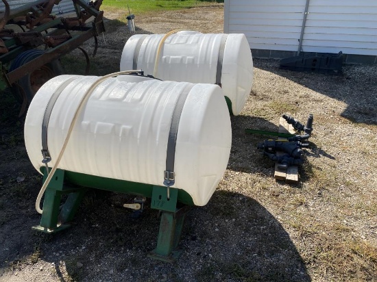 2- 150 Gallon Saddle Tanks w/ Banjo Valves