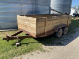 HD Homemade Tandem Axle Trailer **No Title**