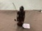Wooden Chinese figure w/ fish