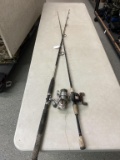 Abu Garcia BlackMax Baitcaster Reel w/ Graphite Pinnacle Rod, Berkley Rod a
