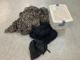 Camo netting/ storage tote