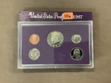 US PROOF SET 1987S