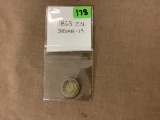 1863 C.N. INDIAN 1 CENT