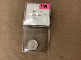 1937S BUFFALO 5 CENT A.U.