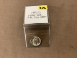 1945D SILVER WAR 5 CENT BU FULL STEPS