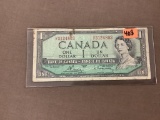 $1 CANADA BILL-1954