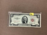 $2 BILL RED SEAL *STAR NOTE 1953