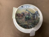 Danbury mint plate golden harvest by mort kuintler