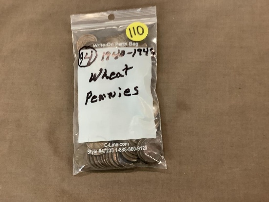 94 wheat pennies (1940-1949)