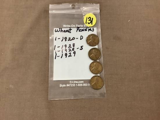 Wheat pennies 1-1920d/1-1928/ 1-1928s/1-1929