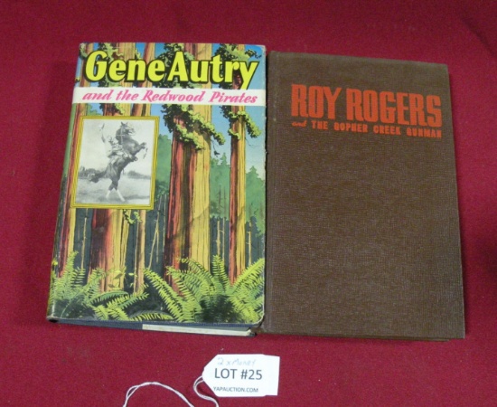 ROY ROGERS, GENE AUTRY HARDBACK BOOKS - 2 TIMES MONEY