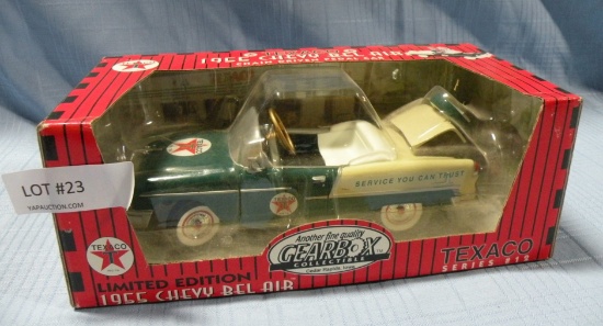 GEARBOX COLLECTIBLE DIECAST PEDAL CAR BANK W/BOX - TEXACO