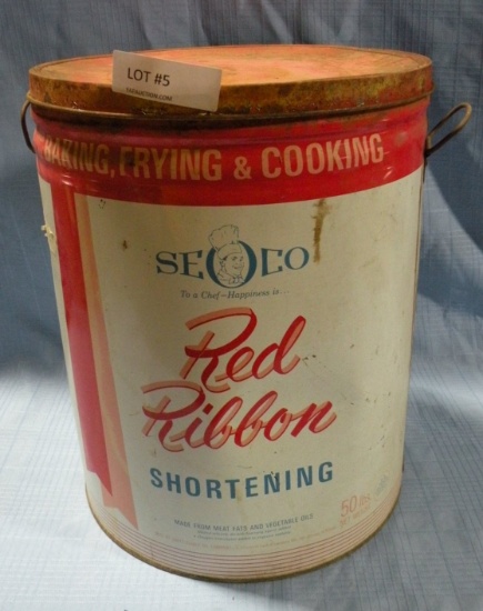 RED RIBBON SHORTENING CAN - 50 LBS. NET WEIGHT