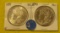 1889, 1890 MORGAN SILVER DOLLARS - 2 TIMES MONEY