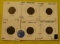 1874, 79, 81, 85, 86-TYPE 1, 94 INDIAN HEAD PENNIES - 6 TIMES MONEY